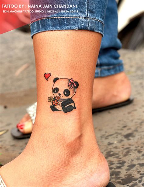 cute panda tattoo